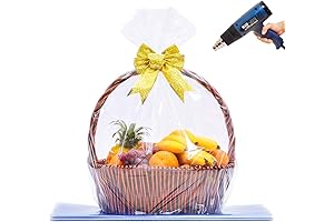 LazyMe Extra Large Jumbo Shrink Wrap Bags Cellophane Bags for Gift Baskets