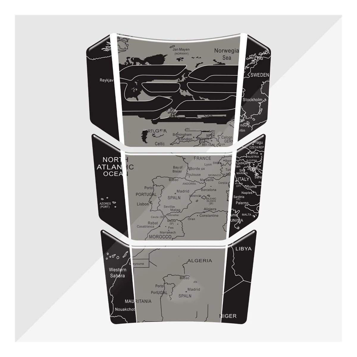 Autocollant protection réservoir moto pour éviter les rayures GS