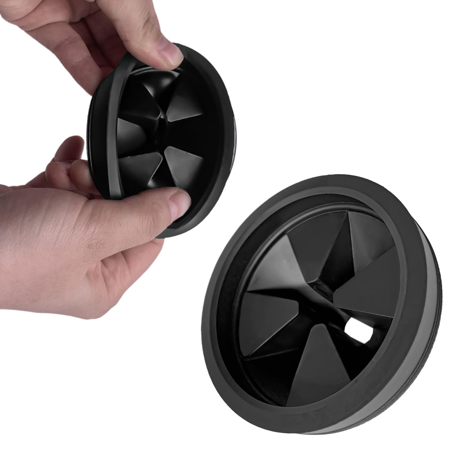Anglepingping 2pcs 3 1/8 Inch Garbage Disposal Sink Baffle Splash Guard - Image 3
