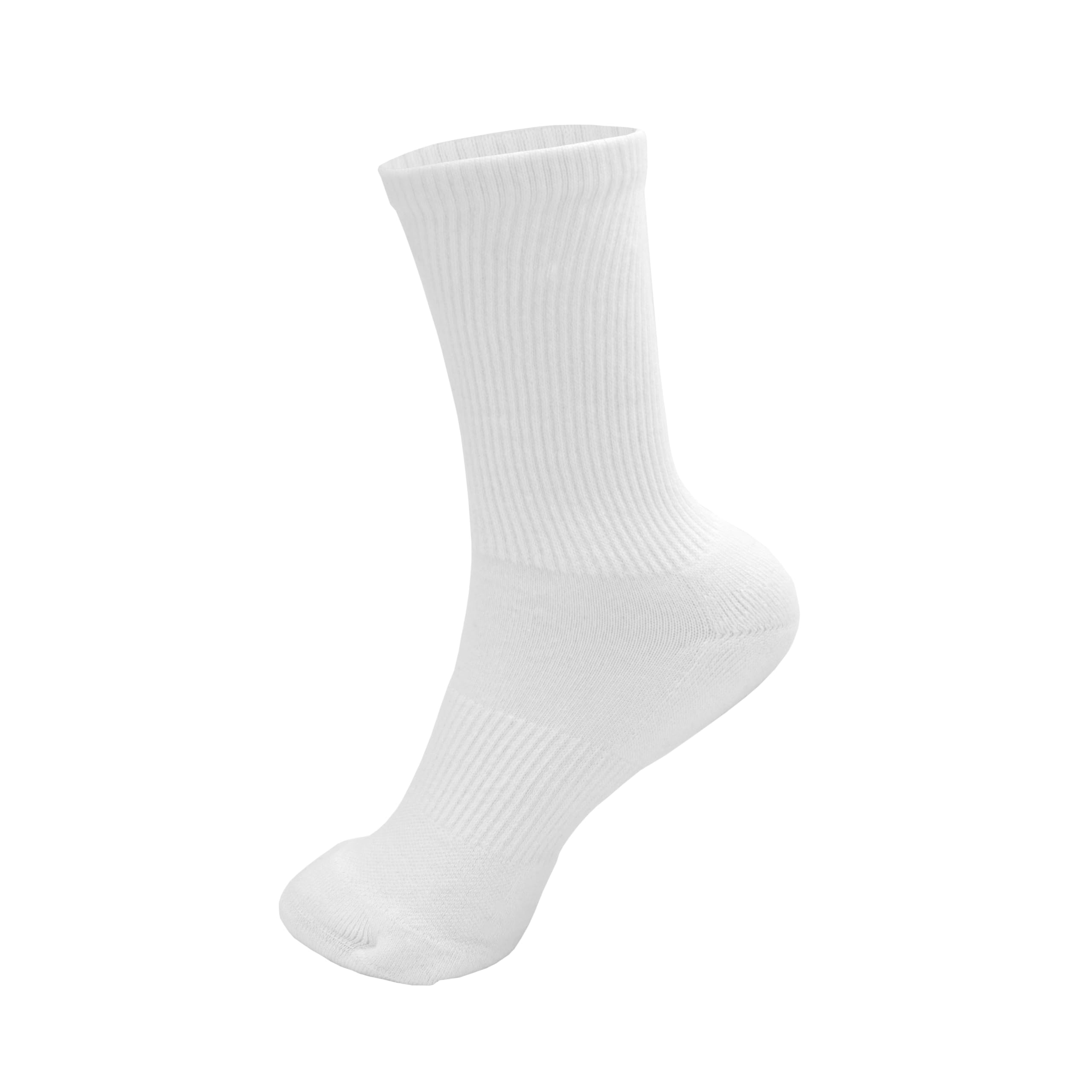 NYME Tennissocken Damen Herren 6-10 Paar - Socken Herren Atmungsaktive & Gepolsterte Sportsocken - Baumwolle Schwarze und Weiße Socken - 4 Größen (35-50)