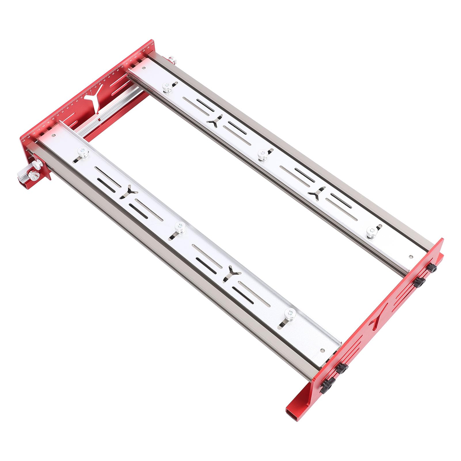 Piastra Scorrevole per Fresatrice per la Lavorazione del Legno, Slitta per Fresatrice Regolabile per Lastre di Appiattimento, Accessori per Piallatrici di Rifilatura