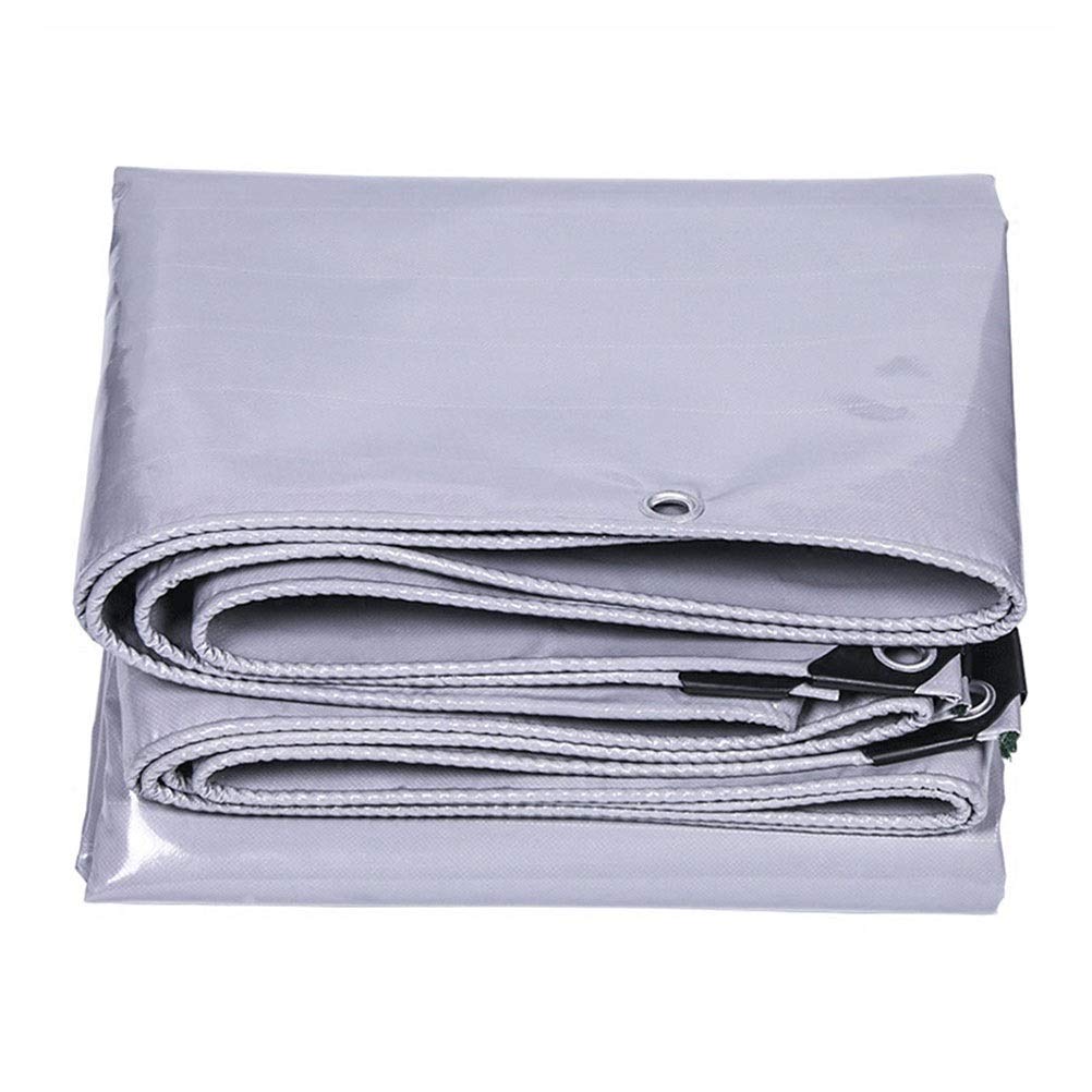 Lona gris impermeable de 2x2m OKUOKA lona espesante para toldo exterior y tienda