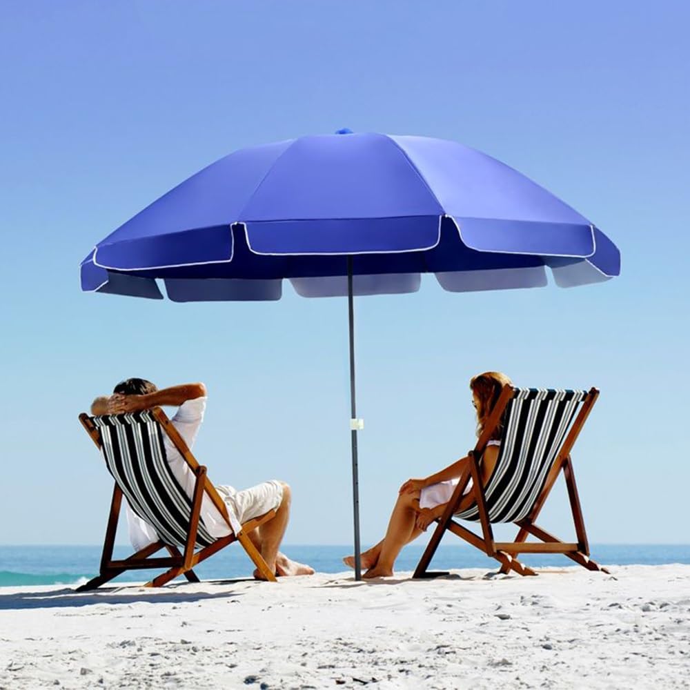 Zapasowy pokrowiec na parasol tarasowy – kompatybilny z parasolami o długości 2,2 m do 3,6 m, żebrami 8 i 10 żebrami, trwała tkanina odporna na promieniowanie UV, idealna do stosowania na zewnątrz