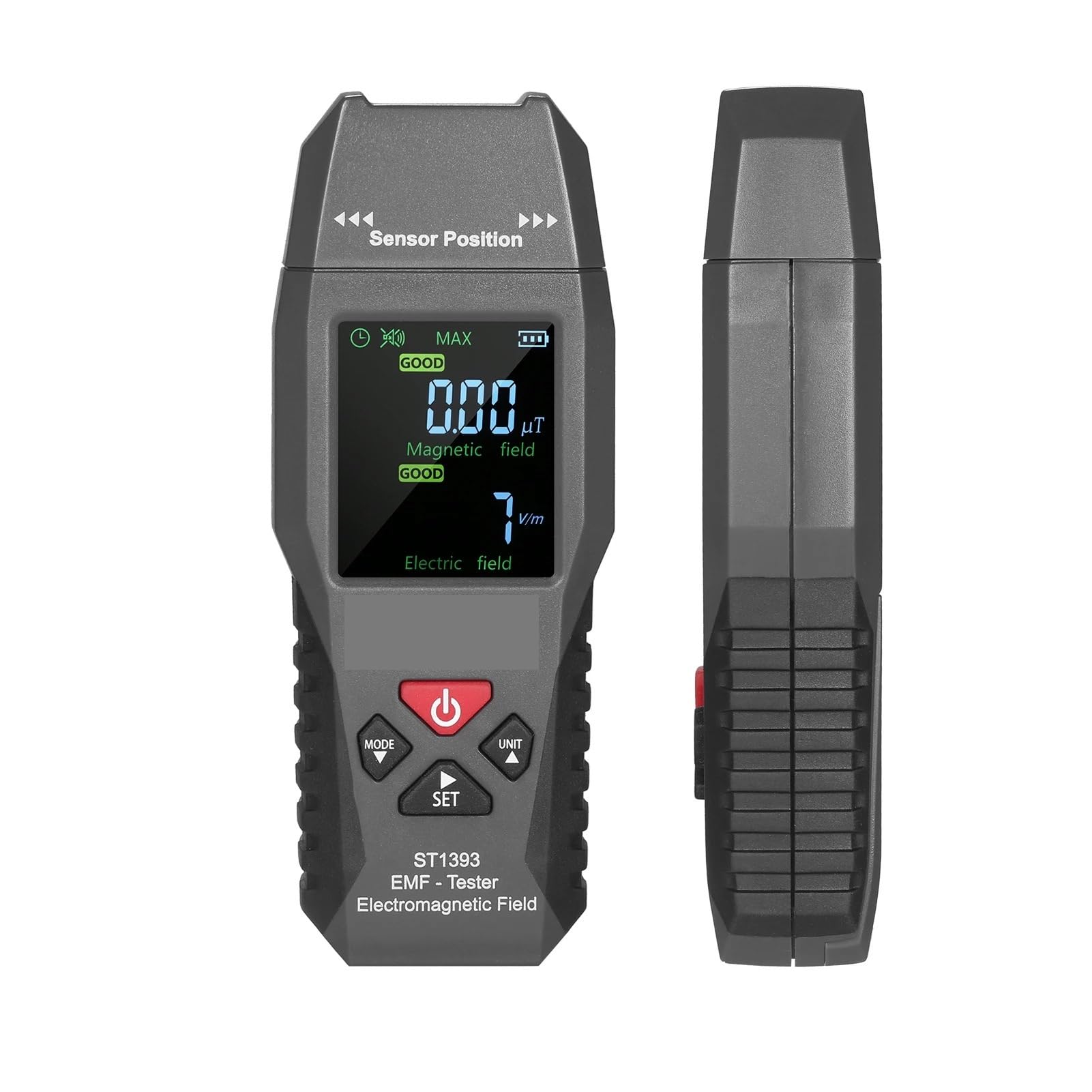 Miernik pola elektromagnetycznego ST1393 Miernik EMF Detektor Pola Elektromagnetycznego Ręczny Cyfrowy Tester Promieniowania LCD,do inspekcji pól elektromagnetycznych w domu i biurze