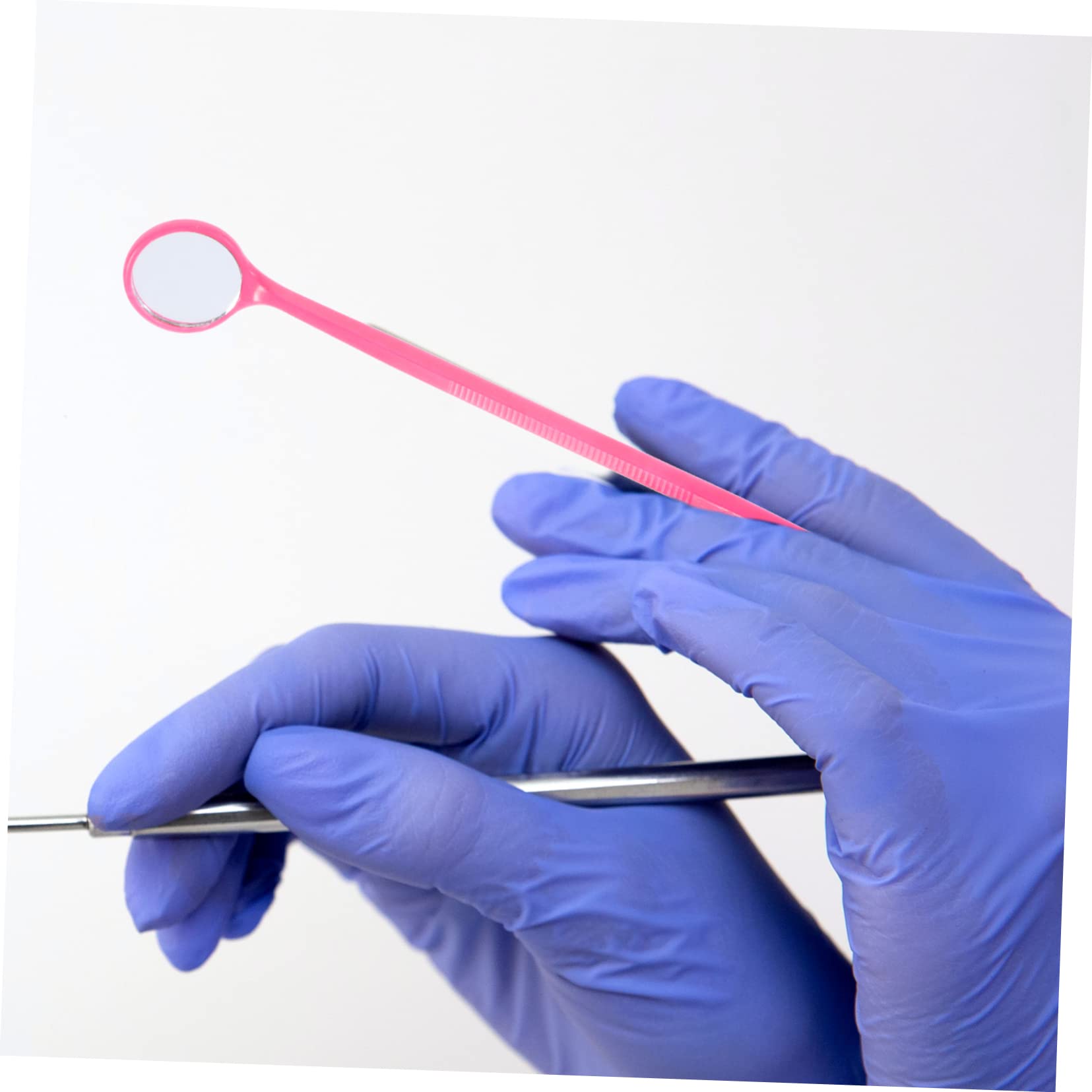 ULTECHNOVO 72pezzi Specchietti Dentali Usa Pratici Per Ispezione Orale Per Professionisti e Personale Colore Rosa