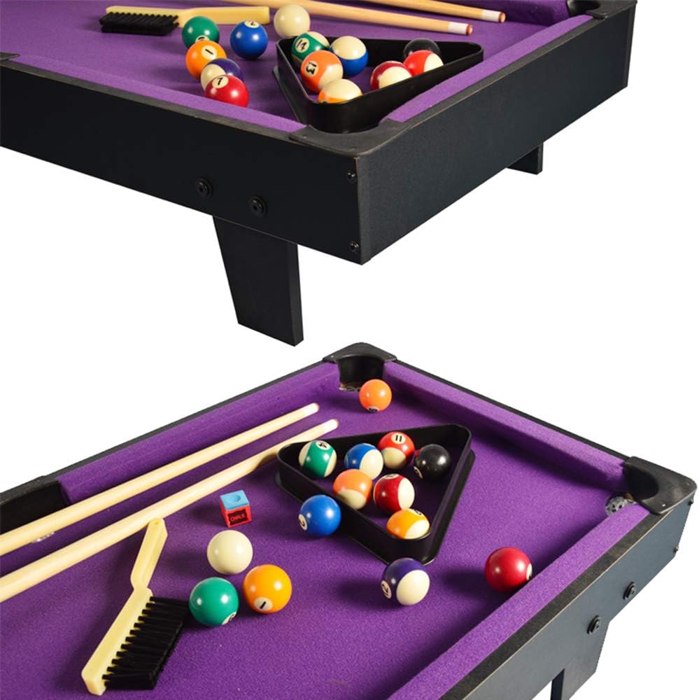 Miniature Pool Table and Billiard Accessories, Fun Portable Family Games, Relieve Stress, Parent-Child Interaction, for Children : Sports & Outdoors