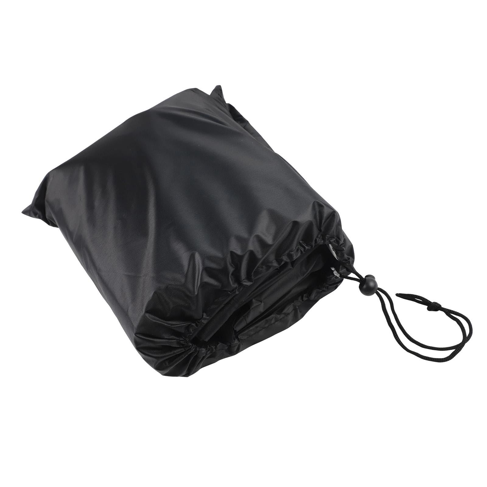 Lona protectora de caravanas de 5-8,5 m negra para parkings exteriores y vientos fuertes