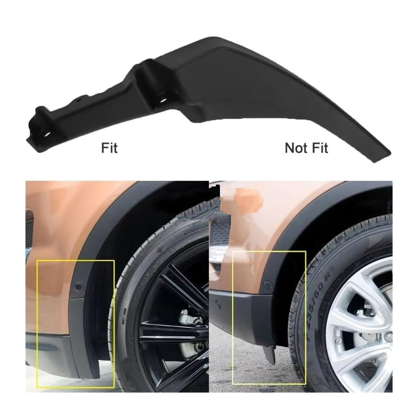 Auto Splitter Per Evoque 2012 2013 2014 2015 Paraurti Staffa Estensione Modanatura Ruota Finitura Anteriore Auto LR028550 LR028551 Frontali Spoiler