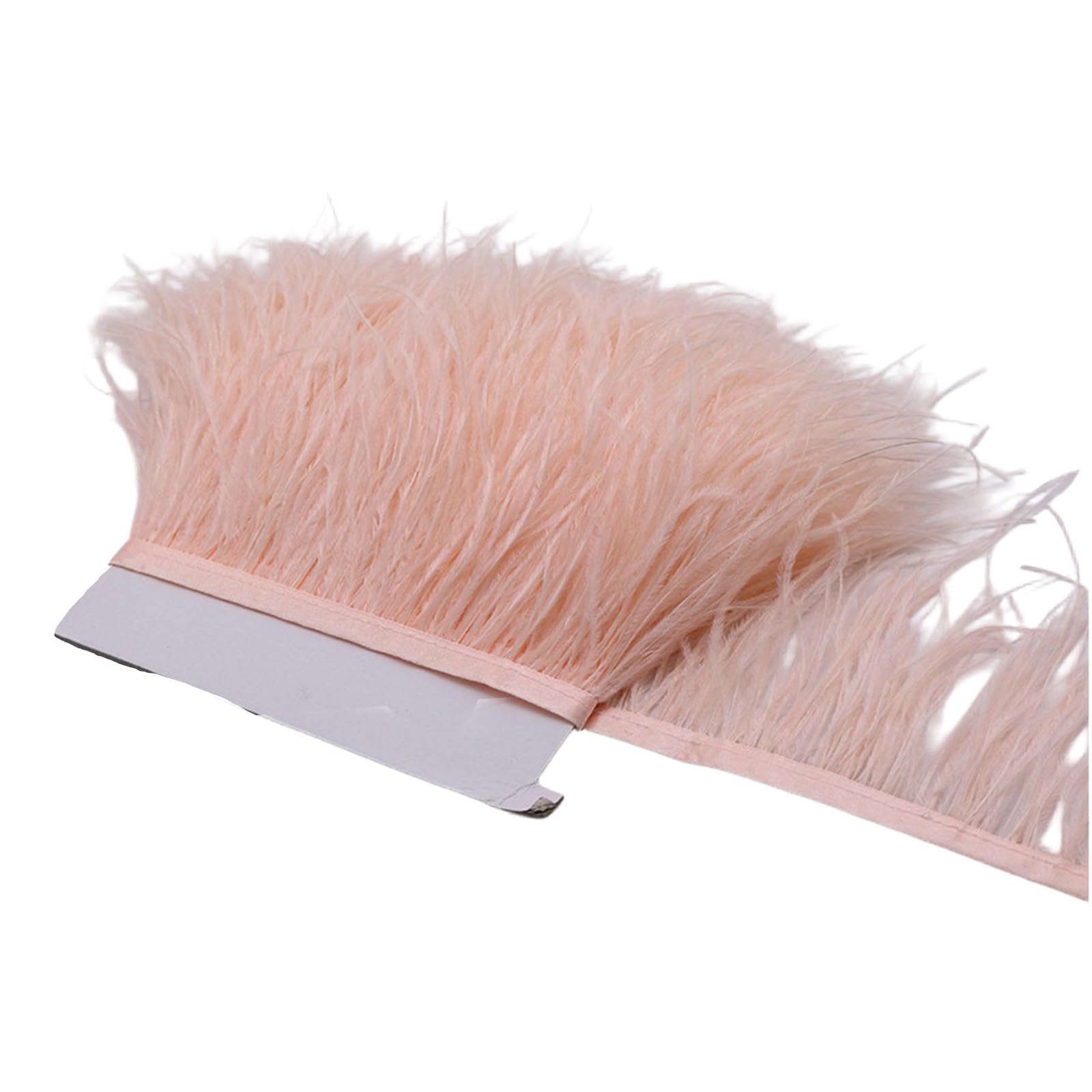 Qusinfc 8 to 10Cm Colorful Ostriches Indumentum Trim Long Tassels Indumentum Ribbon Fringes Trim for and Costume Accessories