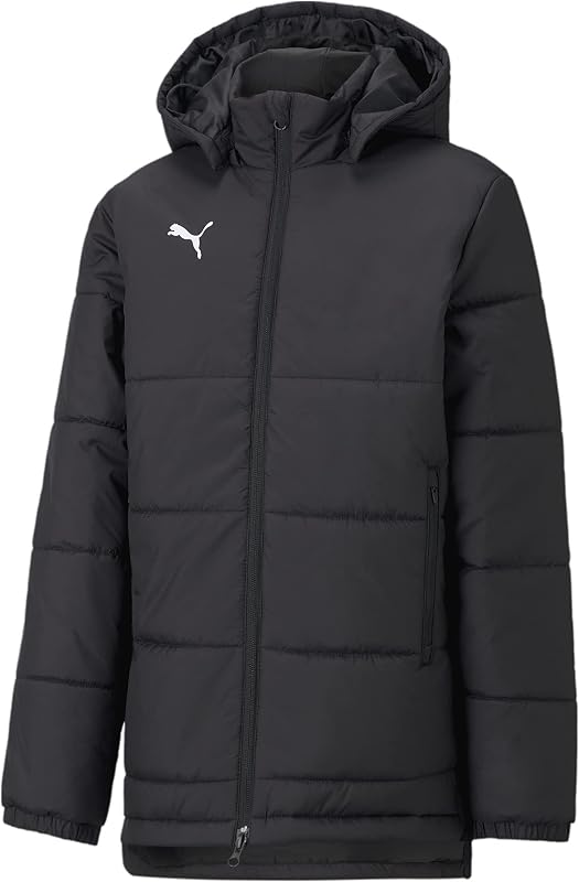 campera Bench unisex para niños, Puma Black-puma White, Large US