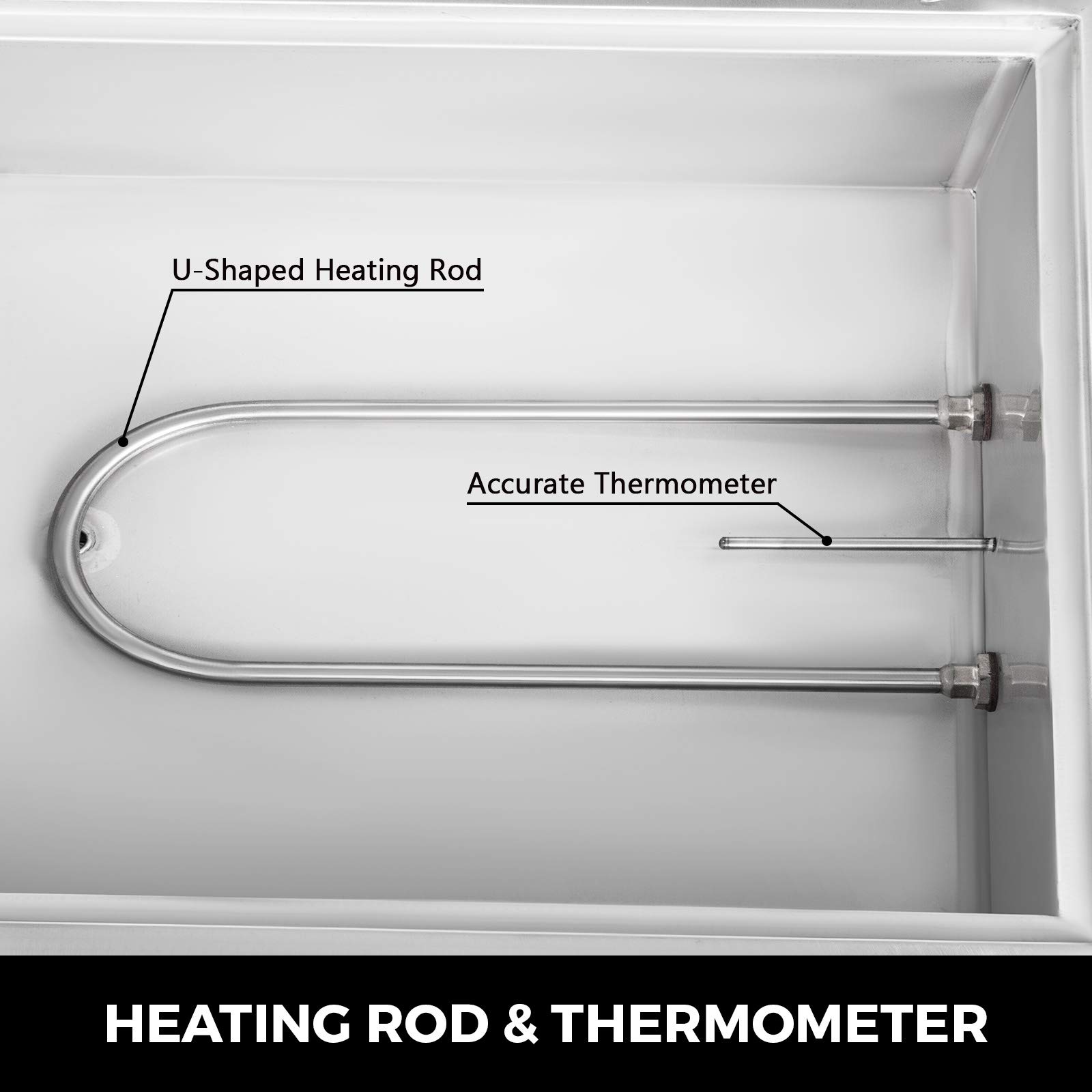 VEVOR Lab Water Bath 600W Heating Thermostatic Water Bath RT99