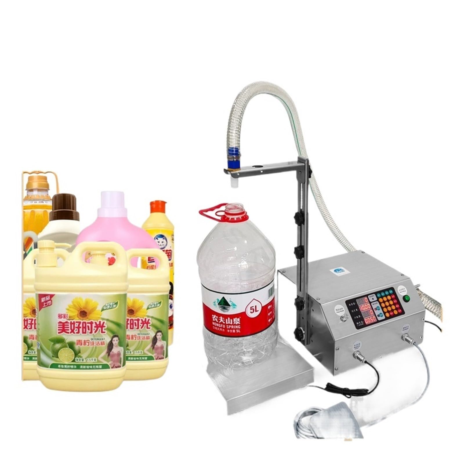 Riempitrice Macchine for l'imbottigliamento di olio commestibile lubrificante for pasta di sesamo liquido viscoso completamente automatico Macchina di rifornimento liquida commerciale Garantire un rap