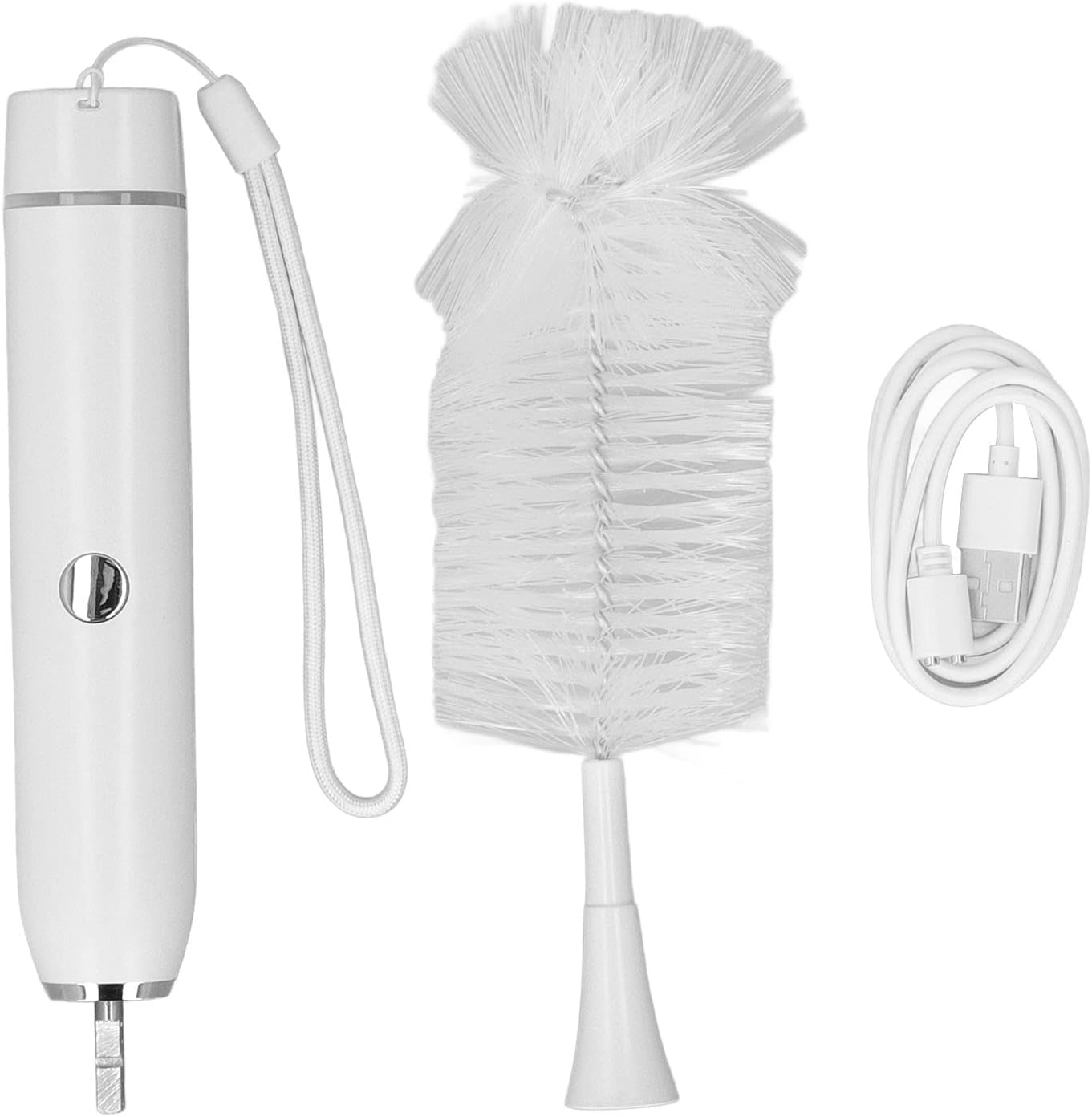 電動ブラシセット USBケーブル付き ポータブルスクラバーブラシ ボトルとカップ用