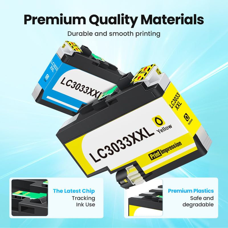 Image of LC3033 BK /C /M /Y Ink Cartridges for Brother LC3033 Ink Cartridges LC3033XXL
