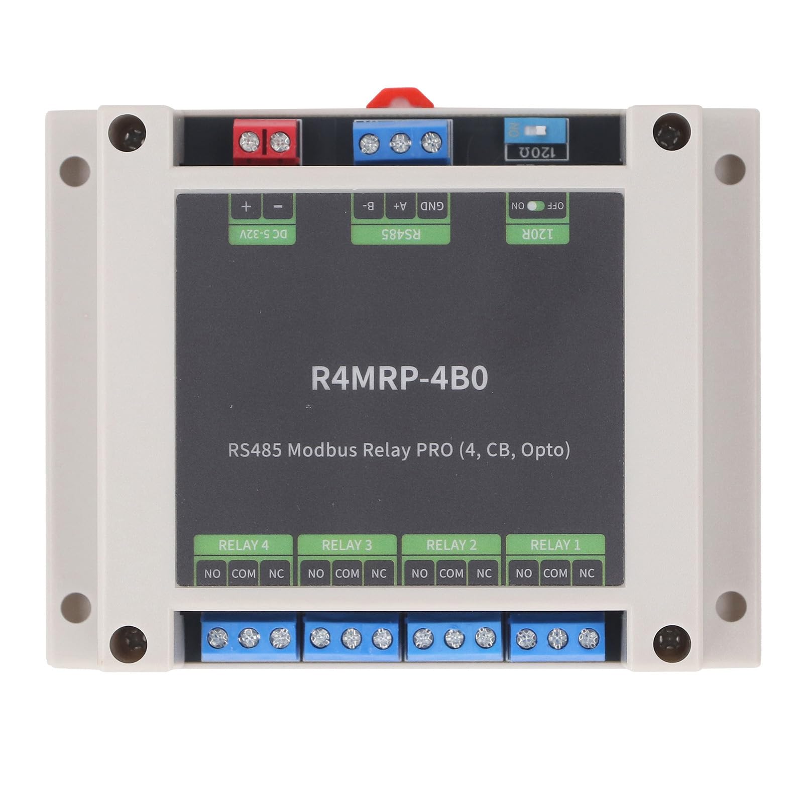 Industrial Relay Modbus, Relay Module Supports Standard Modbus RTU Protocol, 4800 9600 19200 38400 Baud Rate, Power Off Memory, Interactive Control Systems