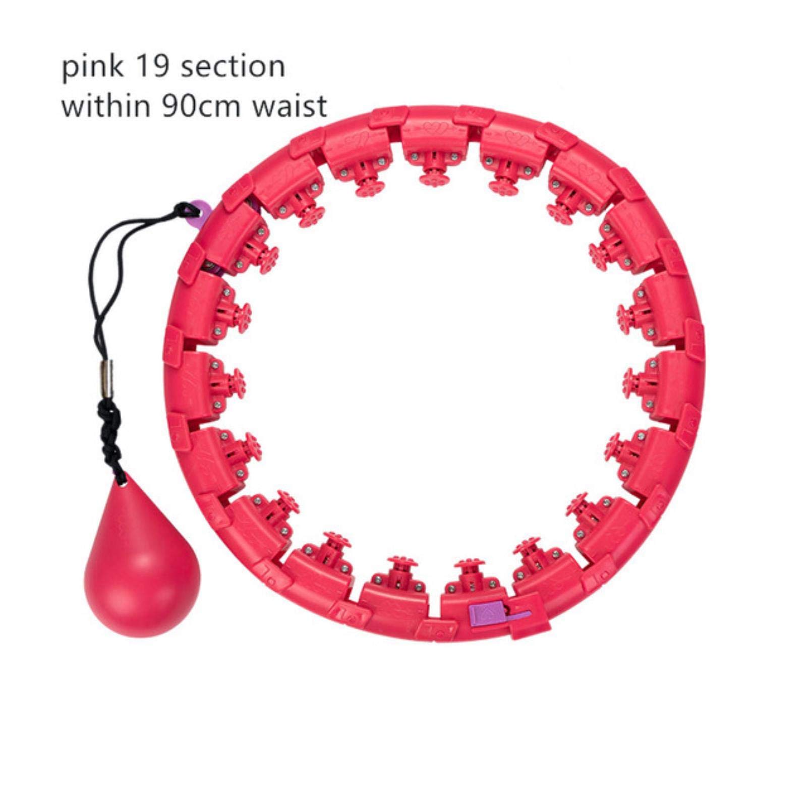 Good Luck Drop verstellbare Taille Trainingsring Bauch Trainer Bauchgewicht Sport Hoop Yoga Home Fitness Smart Sport Hoops Kreis