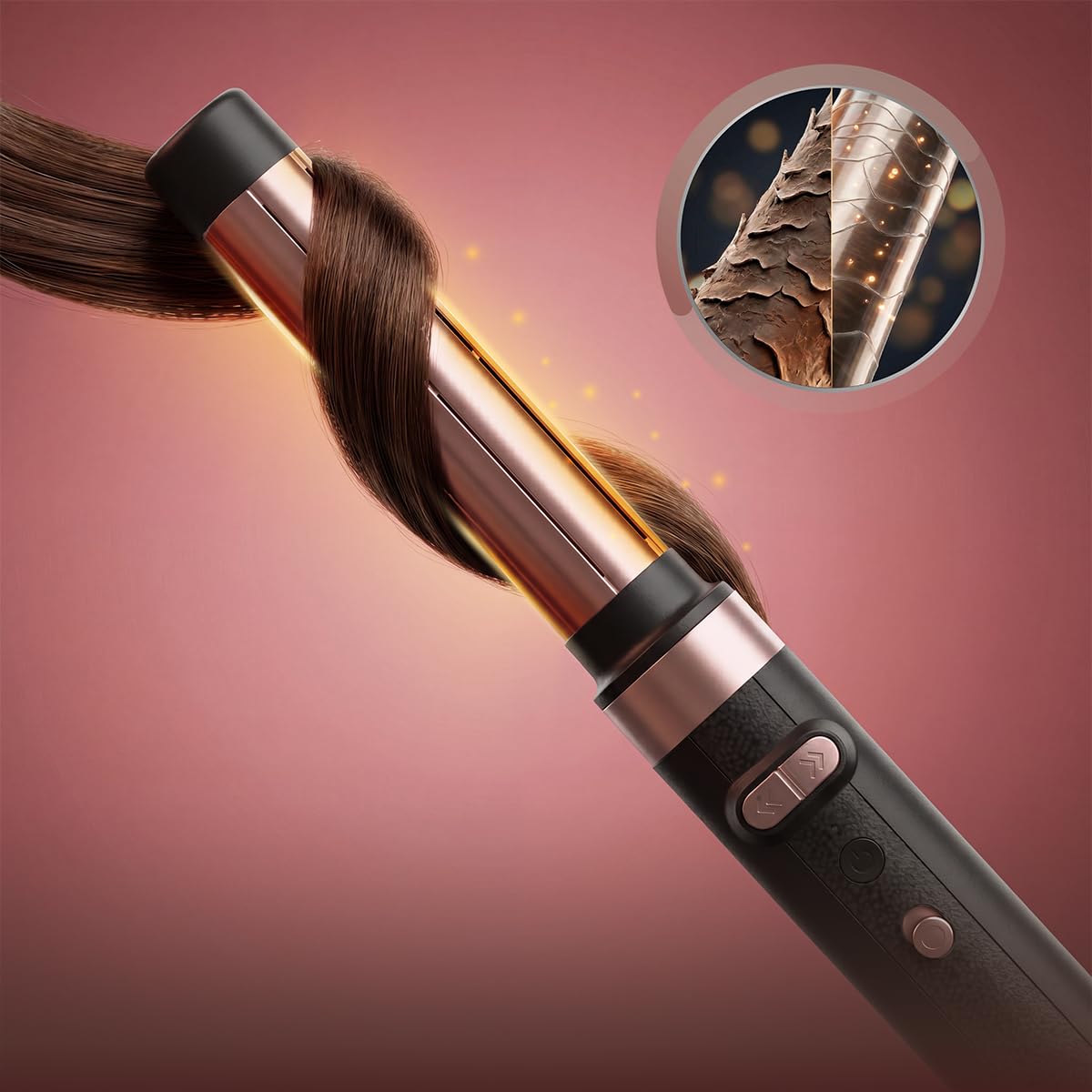 Cecotec Styler - Capelli modellanti multifunzionali, 8 teste CeramicCare 8in1, AirGlisse Gyro. 1500 W, Liscio, Modo e Fibbia, Motore Brushless, Funzione Rotante e Rivestimento Ceramica e Cheratina