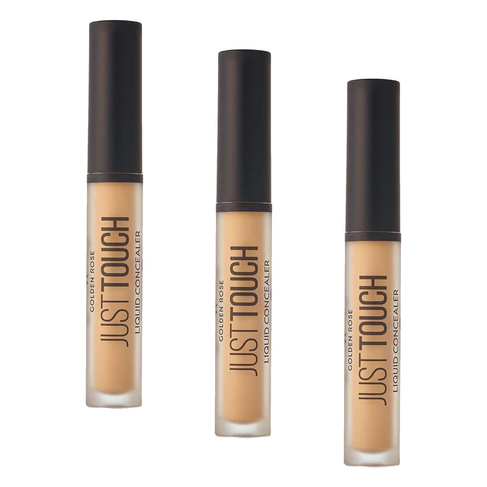 Golden Rose Just Touch Liquid Concealer No: 09 - Niacinamide ve Vitamin E İçerikli Kapatıcı (3 paketi)