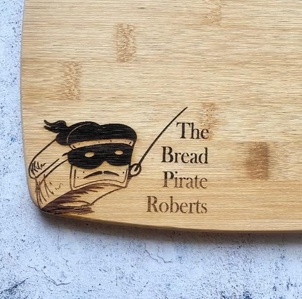 8" x 10" Princess Bride Cutting Board, Bamboo Cutting Board, Dread Pirate Roberts, Punny, Engraved Cutting Board, Funny Cutting Board, Gift Idea
