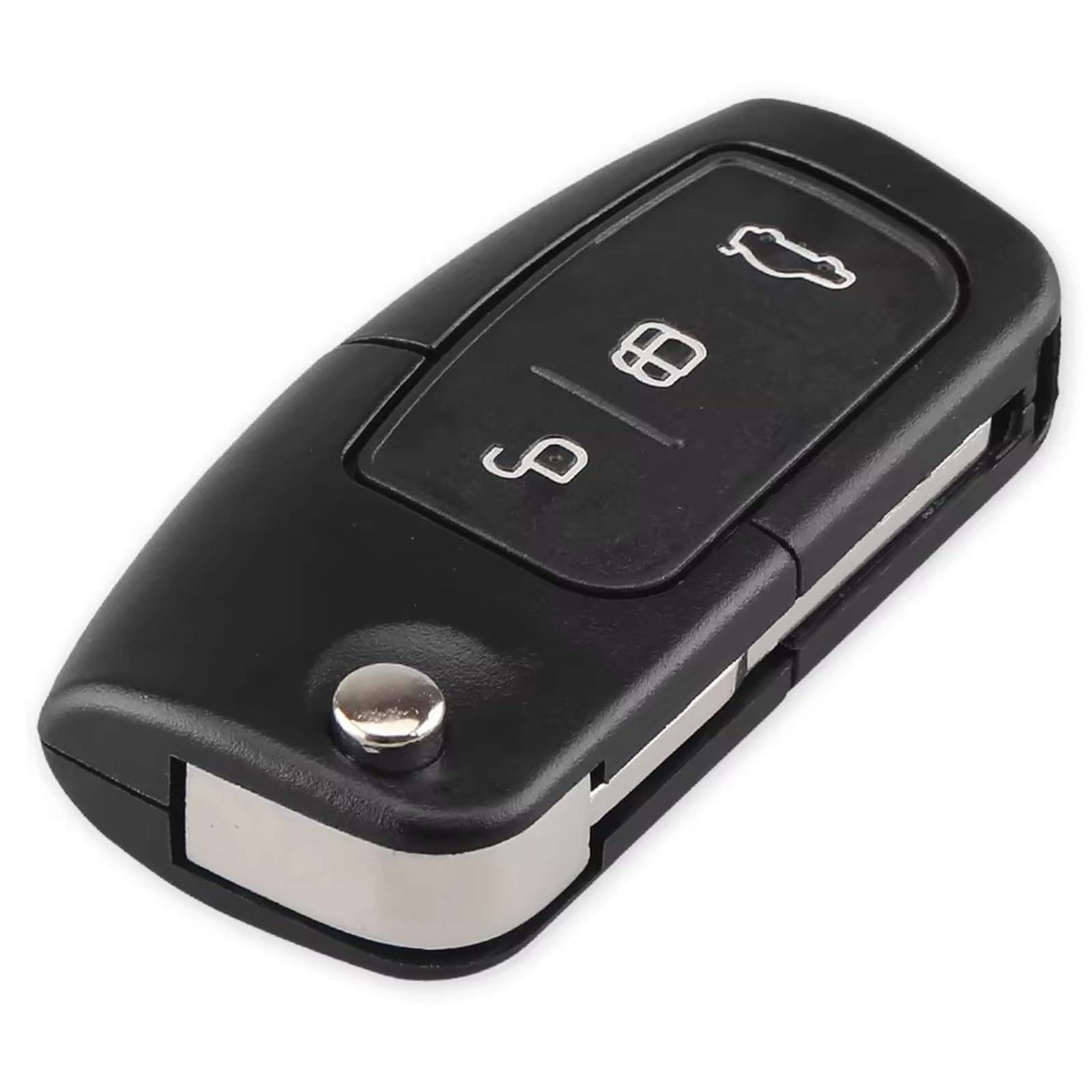 Compatibile Con Ford Per S-MAX Per Galaxy 2006 2007 2008 2009 2010 3 Bottoni Di Vibrazione Pieghevole Chiave Dell'automobile Borsette Copertura A Distanza(HU101)