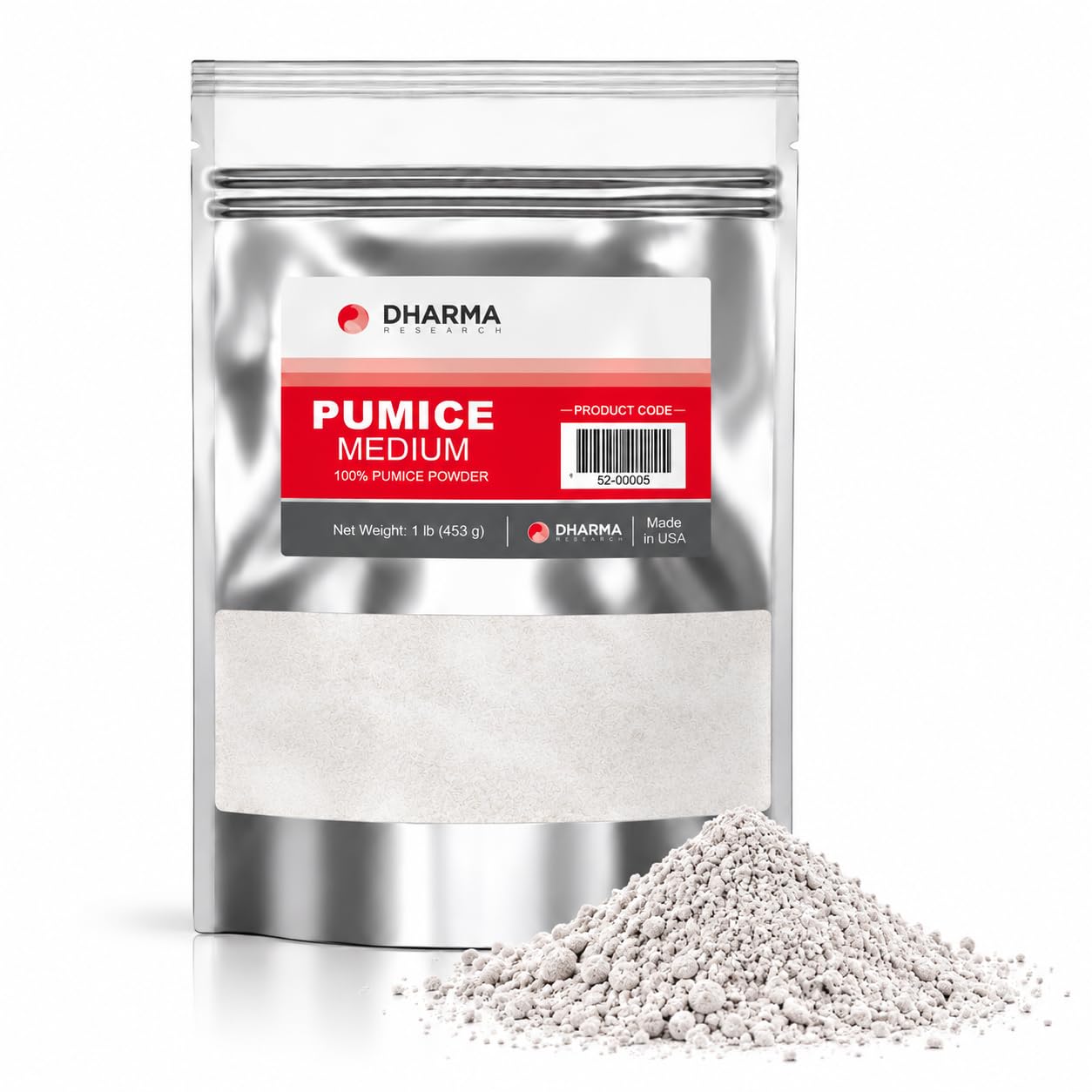 Pumice Powder Abrasive - 1 lb Bag with Scoop -9