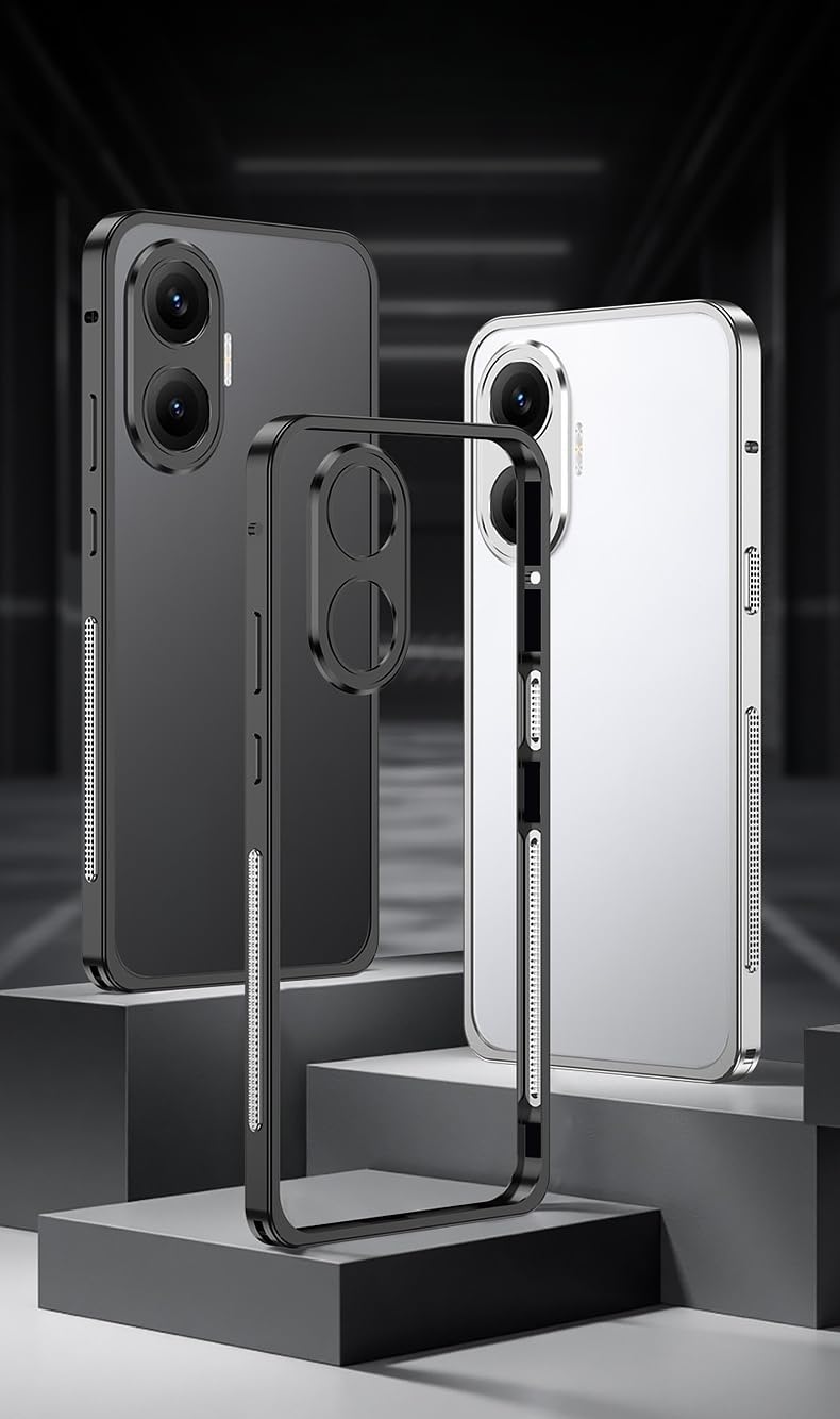 Amazon.co.jp: POCO F7用バンパー アルミ 放熱 ケース ストラップ