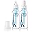 Dr. Browns Natural Flow Anti-Colic Options+ Narrow Baby Bottle 8oz/250mL, with Level 1 Slow Flow Nipple, 2-Pack