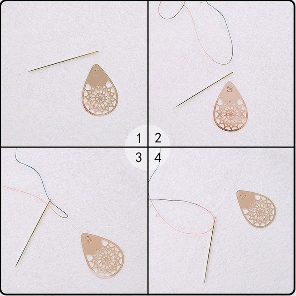 3 pcs Needles Insertion Device Sewing Practical Useful Automatic DIY Needlework Supplies Rose Gold Threader Threading Machine