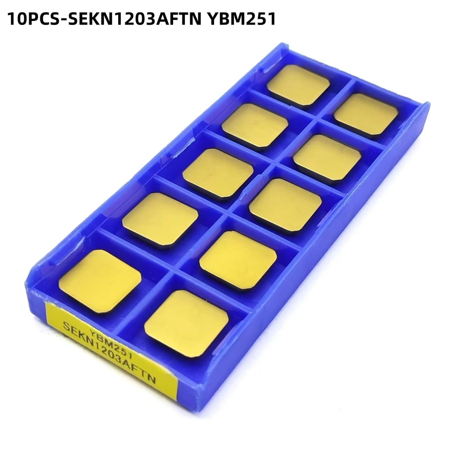 SEKN1504AFTN YBM351 SEKN1203AFTN YBM251 Inserti In Metallo Duro Per Acciaio E Acciaio Inossidabile Inserto Per Fresa In Metallo Duro Utensili Per Tornio(SEKN1203AFTN YBM251)