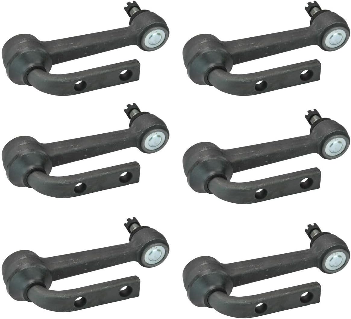 6 Set of - Left Steering Idler Arm for Chevy for Astro 1990-2005,for GMC for Safari 1990-2005 RWD 2WD
