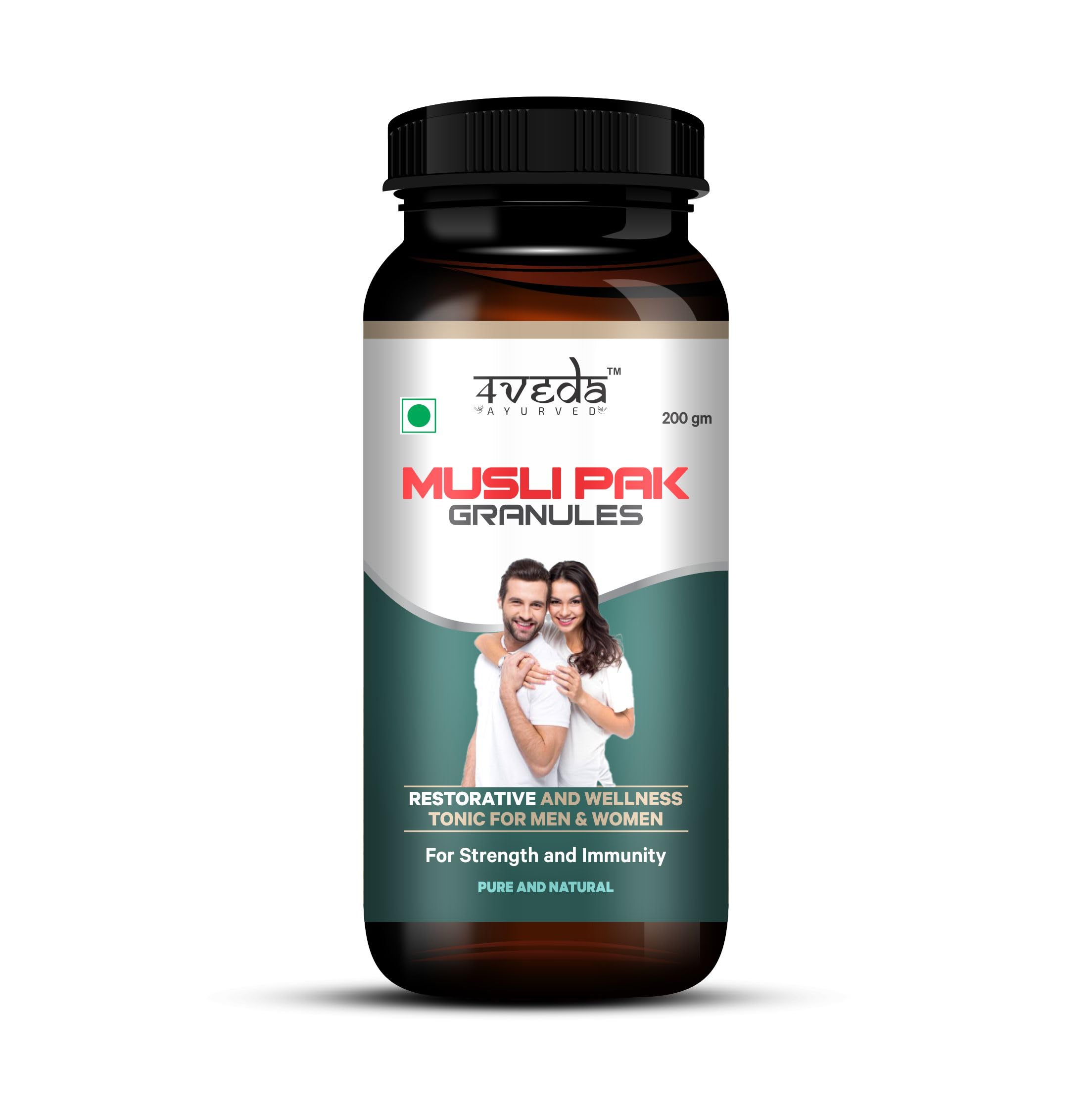 Musli Pak Granules | Powerful Ayurvedic Formula for Men | Naturally Boosts Immunity, Enhances Strength, Vitality & Stamina | Herbal Tonic for Daily Wellness & Performance-image-37