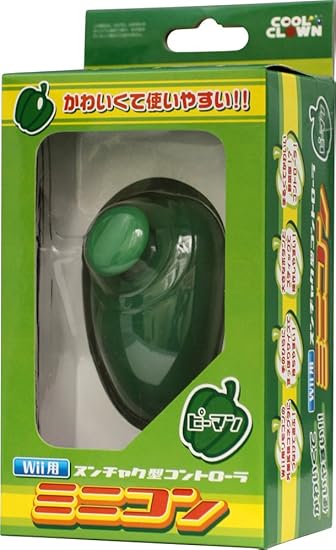 Amazon Wii用 ヌンチャク型コントローラ ミニコン ピーマングリーン ゲーム Amazon Wii用 ヌンチャク型コントローラ ミニコン ピーマングリーン ゲーム