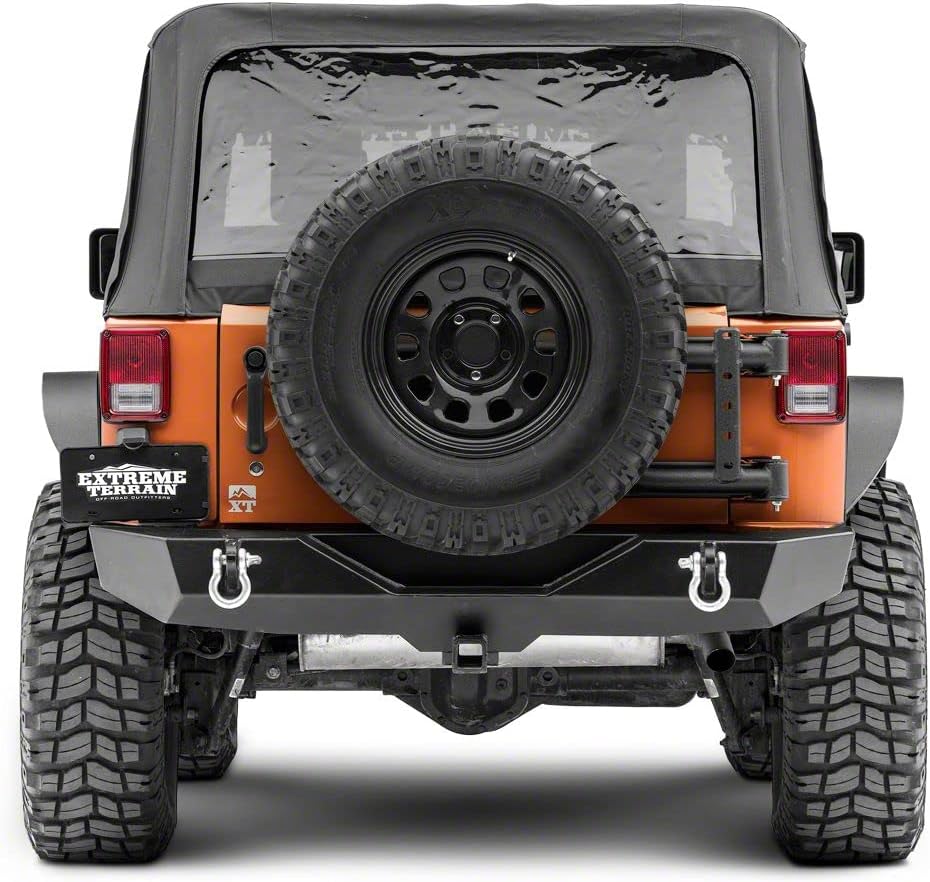 Frее Shірріng оƒƒеr Redrock 4x4 HD Tire Carrier Compatible with OEM Tail Gate Compatible with 07-18 Jeep Wrangler JK