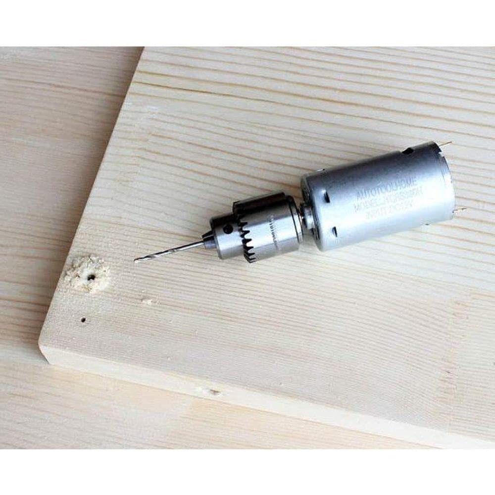Diy Crafts 10372 8429 Electric Motor Small Pcb Hand Drill Press Twist Bits Keyless Chuck, Multicolor, 13 Piece 3