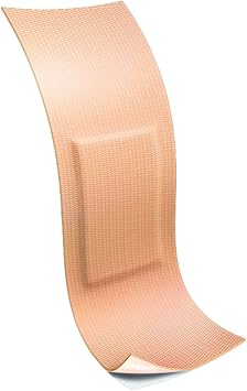 Leukoplast Latex-Free Fabric Strip Adhesive Bandage, 1 x 3 Rectangular Strips, 300 Per Box, Wound Care for Cuts and Scrapes