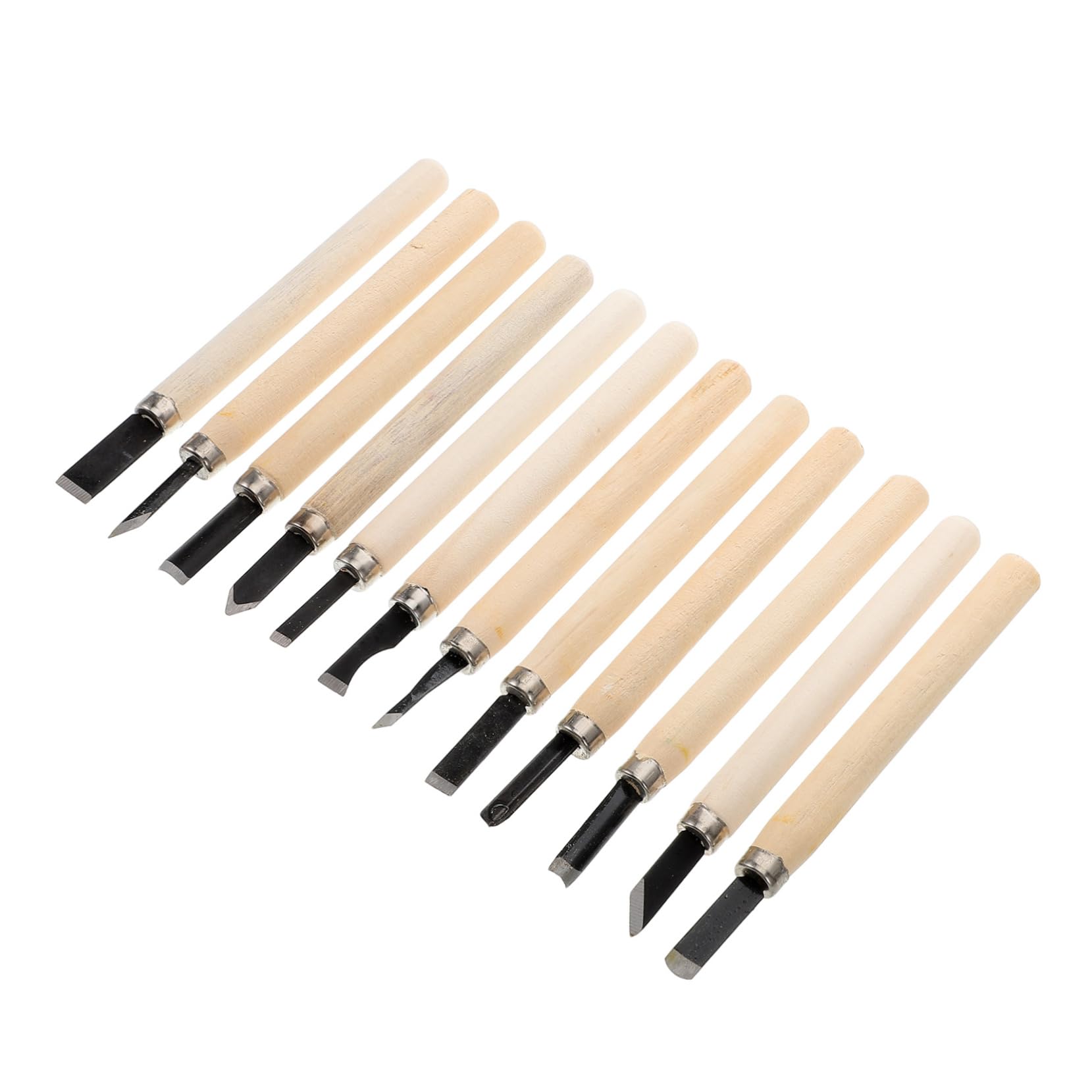DIYEAH 12-Piece Wood Carving Tool Set Wood Carving Kit Steel Knives for Artists Woodworkers and Hobbyists