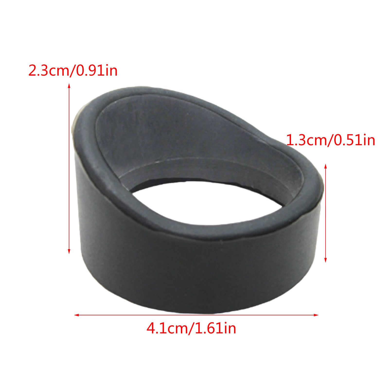 Protezioni oculari in gomma per microscopi stereo, monoculari, binocoli, coperture protettive per oculari in gomma 42mm