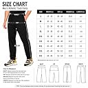 JUHRAF Men's Teri Cotton Blend Track Pants | Mid Rise Joggers with Pockets | Regular Fit Side Piping Lower | Gym Sports Workout Running Track Pants | Plus Size S to 6XL (in, Alpha, L, Plus, Black) gallery image
