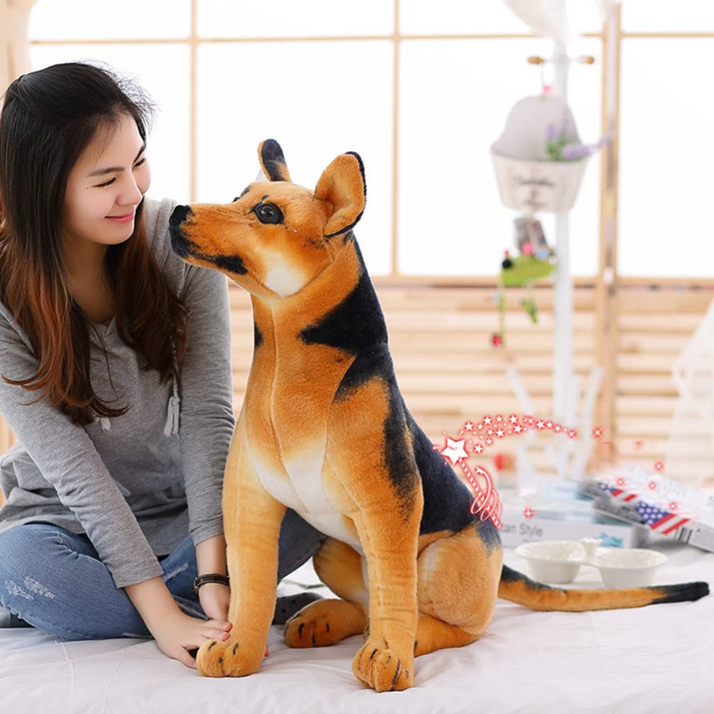 Amazon.co.jp: ジャーマンシェパード ぬいぐるみ 犬 リアル 超可愛い