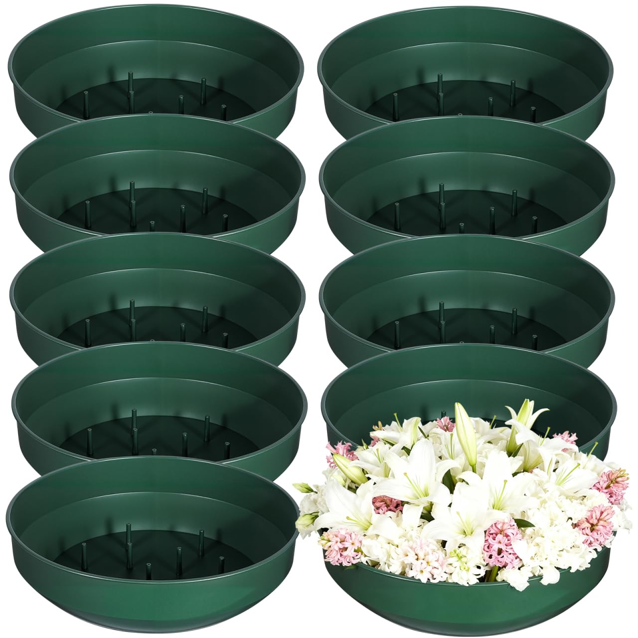 Mousse florale Yardwe pour maintenir vos fleurs fraîches sans flétrir à table
