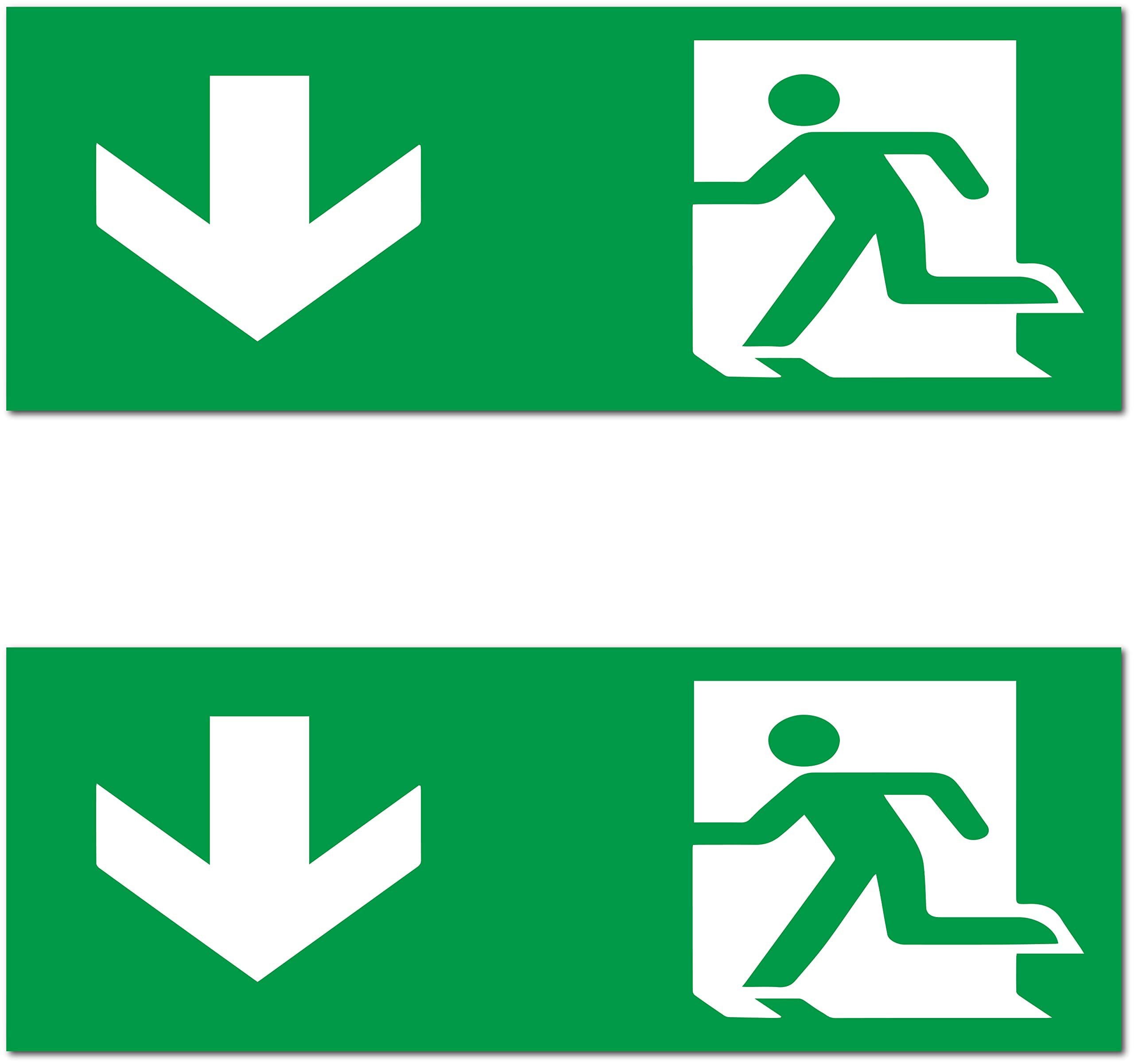 Sticker Emergency Exit Marking Escape Routes 2500x2500