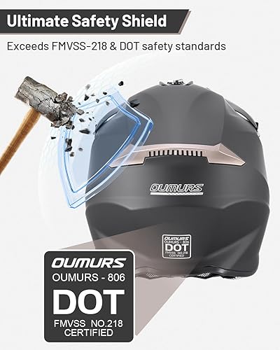 Miniatura 3 de Casco DOT juvenil para bicicleta de tierra para niños y niñas con gafas y guantes para niños de 8 a 18 años, casco para cuatrimotos y motocross