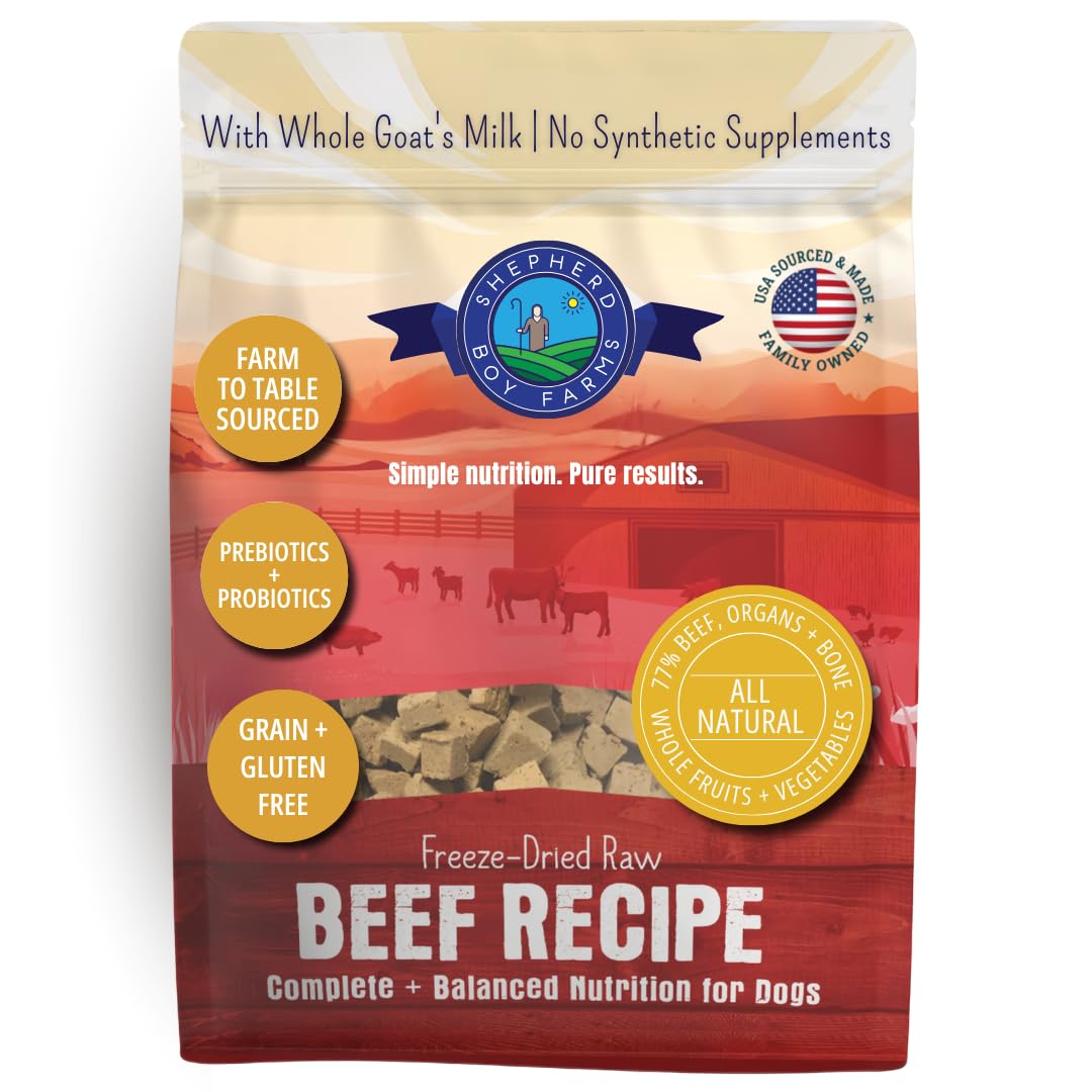 Shepherd Boy Farms Freeze Dried Raw Dog Food