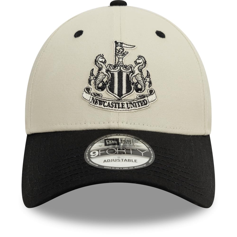 New Era ERA Contrast Visor 9FORTY NUFC IVOBLK Light Beige One Size