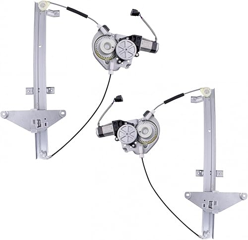 Miniatura 34 de TRQ Juego de regulador de ventana eléctrica delantera y motor compatible con Ford Ranger 1993-2011 1994-2009 Mazda B2300 1998-2001 B2500 1994-2007