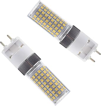 4-Pack 16W G12 LED Light Bulb (160W G12 Halogen Replacement Lights) Metal Handle Lamp 2 Pin Base LED Decorative Bulb, Neutral Light 4000K, AC100-277V for Garage Industry Factory Hospital