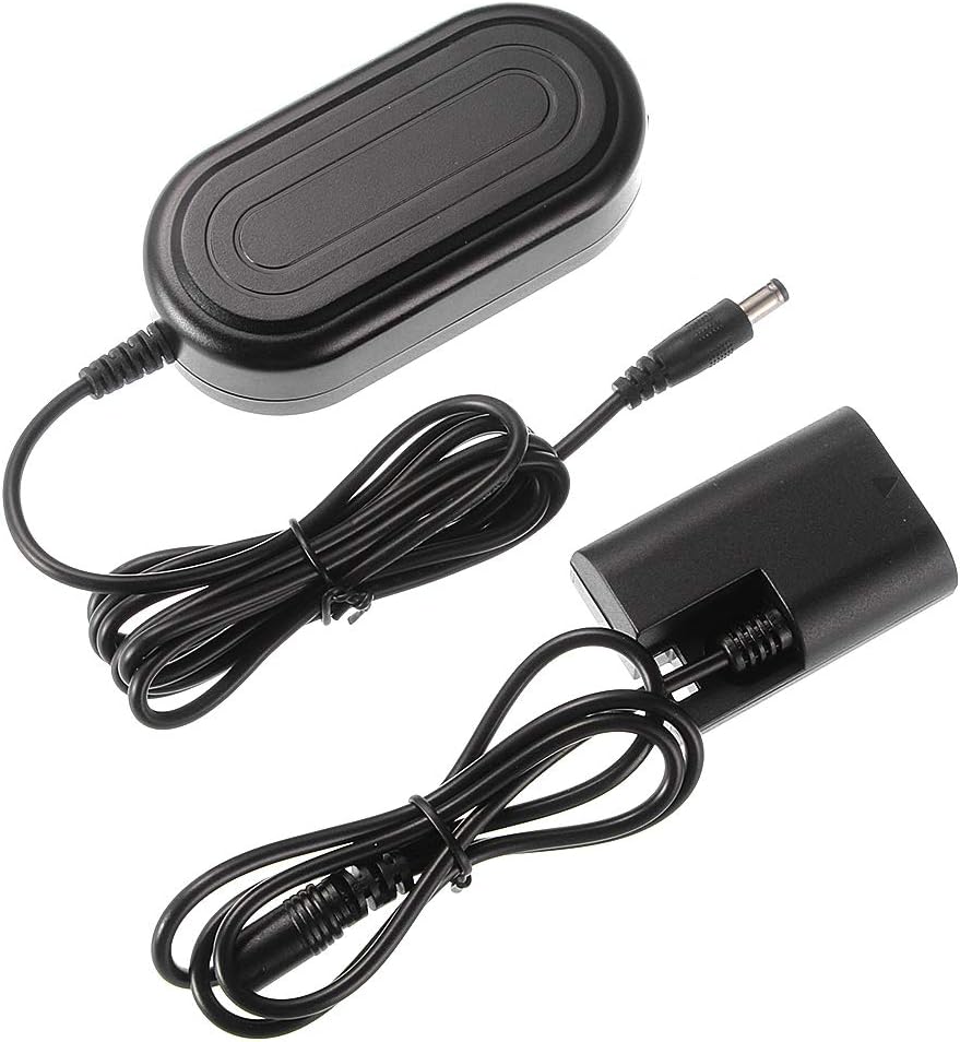 Full Decoded ACK-E6 AC Power Adapter DR-E6 DC Coupler LP-E6 Dummy Battery for Canon EOS 90D 80D 70D 60D 60Da 6D 7D 7D II, 6D II, 5DS, 5DS R, 5D Mark II, 5D III, 5D IV, R R5 R6 Cameras