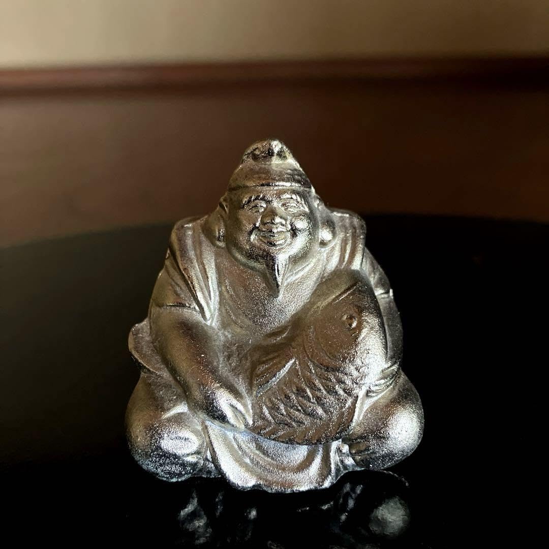 銅製小さな七福神ミニ七福神縁起物吉兆置物開運風水骨董品御守り