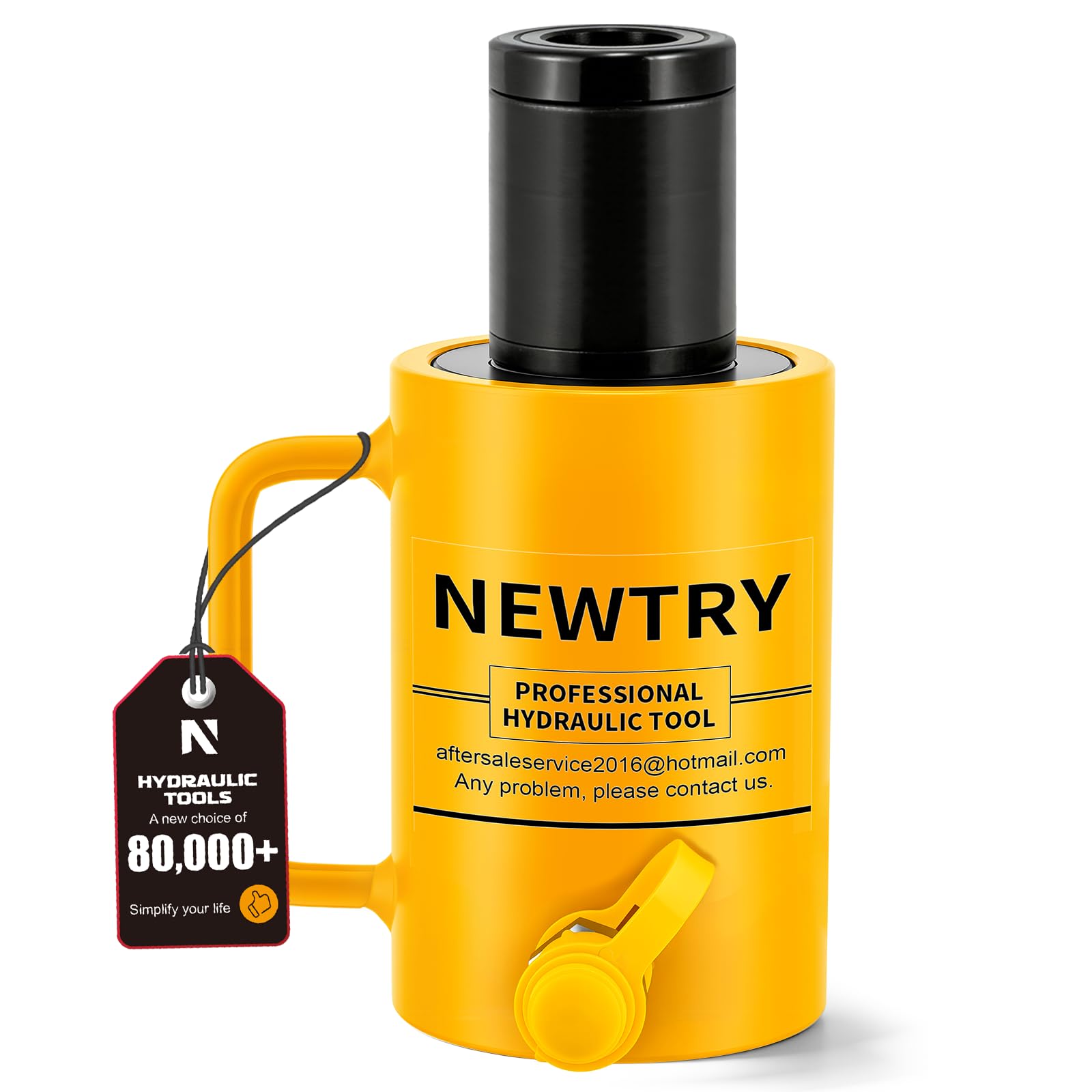 NEWTRY 20T Hydraulic Hollow Jack Cylinder, 2" Stroke Porta Power Ram — Amazon image 8