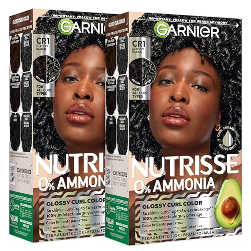Garnier Nutrisse 0% Ammonia Glossy Curl Color...